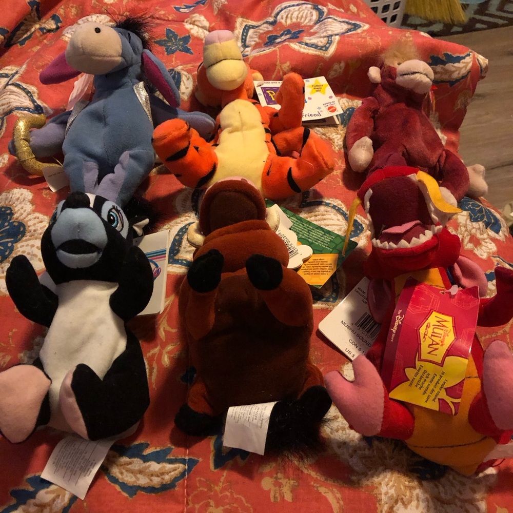 Disney Colorful Character Plush Set